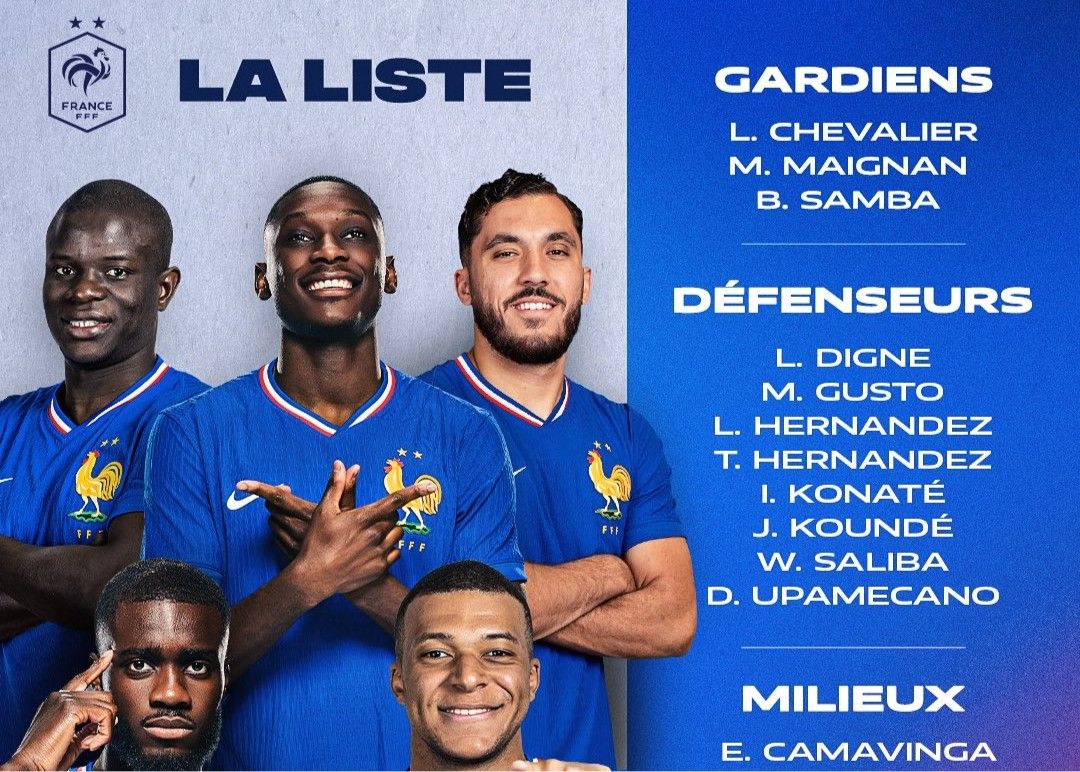 Frankreichs WM-Vorrunden im November: Mbappe führt an, Dembele und Tsouameni sind verletzt