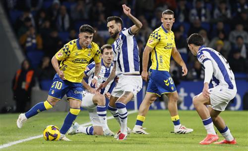 Real Sociedad gegen Las Palmas