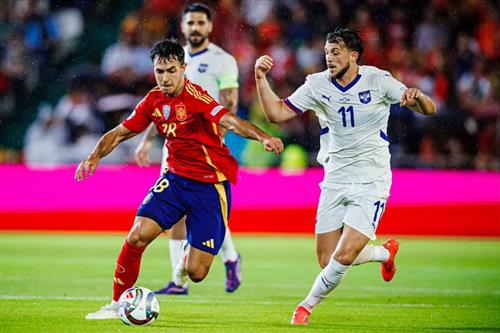Spanien gegen Serbien