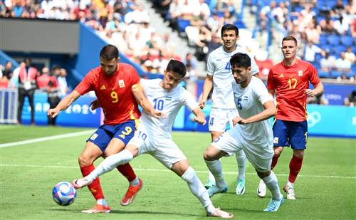 Usbekistan U23 gegen Spanien U23