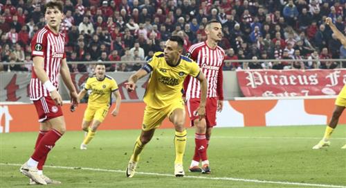 Historischer Spielstand Olympiakos Piräus gegen Maccabi Tel Aviv