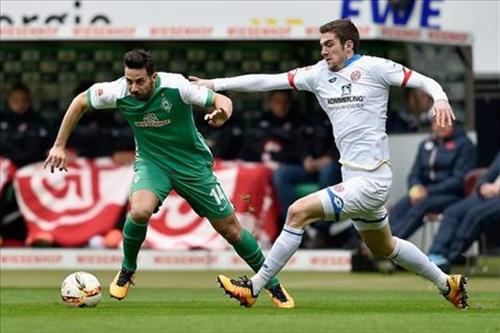 Mainz 05 gegen Werder Bremen