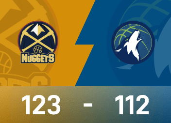 NBA-Spielbericht: Jokic hatte 27 Punkte, 12 Rebounds und 11 Assists, die Nuggets besiegten die Timberwolves 123-112