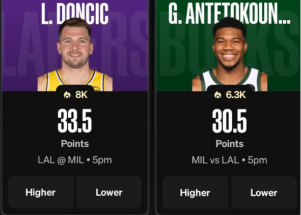 Können Sie heute Ihr Gesicht wahren? Doncics Karrierebilanz gegen Antetokounmpo beträgt nur 2 Siege und 8 Niederlagen.